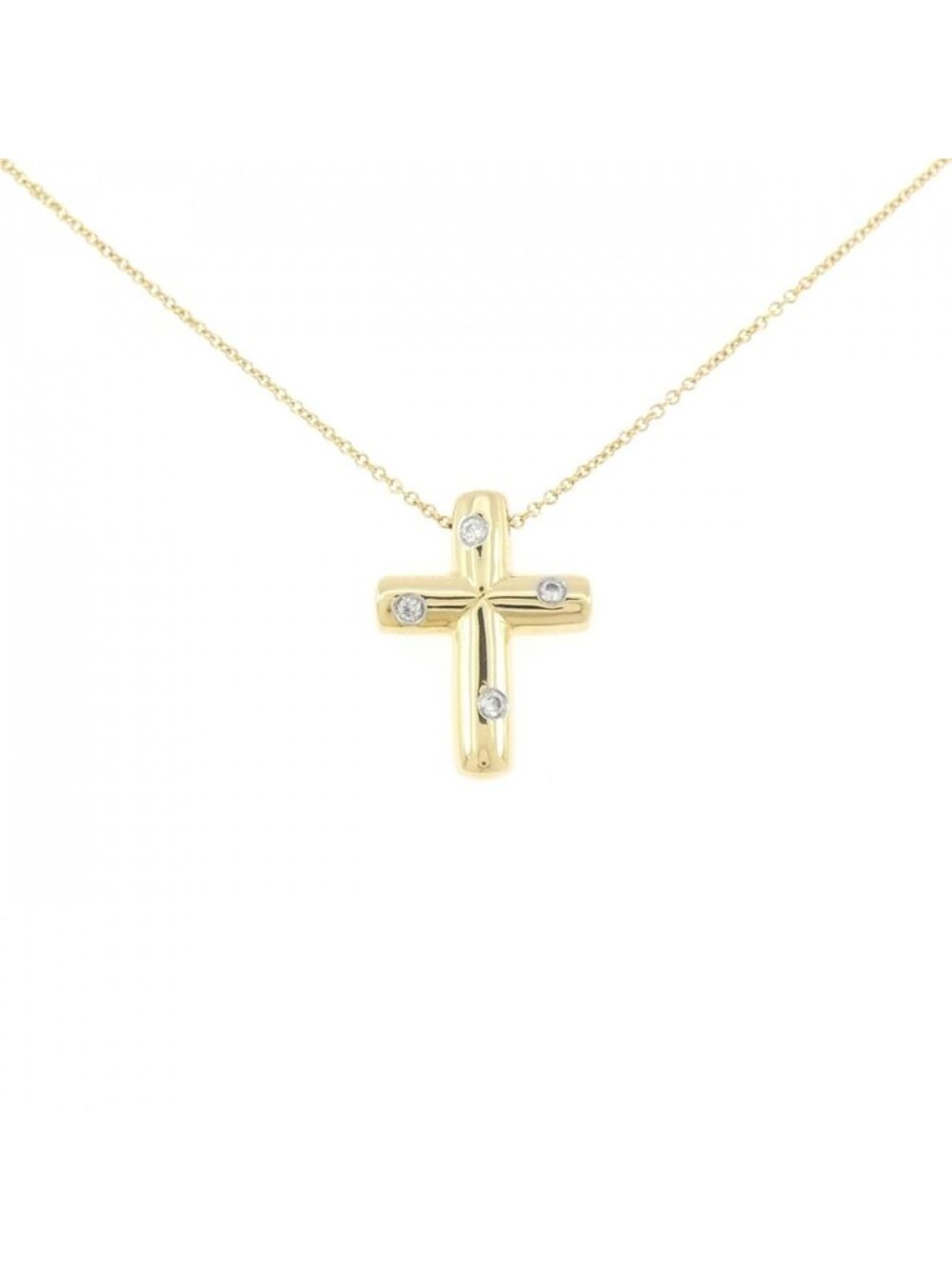 Tiffany & Co Dots Cross Necklace